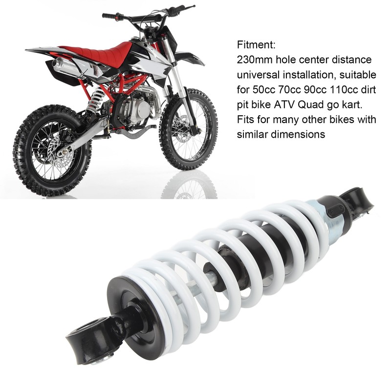 Shock Absorber 230mm Hole Distance Adjustable Damping Suspension Spring Shock