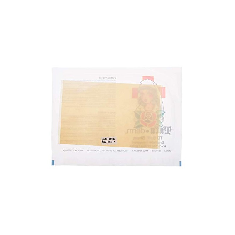 Tatu-Derm Sheet - 6" x 4" - Tattoo Aftercare Advanced