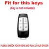 TECART Leather Key Fob Cover Fit for Genesis GV70 GV80