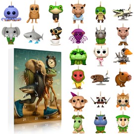 Tung Tung Tung Sahur Advent Calendar, 24 Days Tung Tung Tung Sahur Figure, Tralalero Tralala Figure Toy, Tung Tung Tung Sahur Advent Calendar, Countdown Calendar Collection Decoration