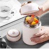 Khobisoft Food Flask With Folding Spoon, 600ml (20oz) Stainless Steel