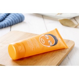 GYADA COSMETICS, Smoothing & Brightening Facial Scrub Exfoliating Moisturizing Gently Smooths All Skin Types Mango Papaya Pineapple Formula Gold Tone Shea Butter 75ml