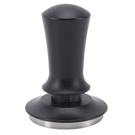 Flat Base Tamper 304 Stainless Steel Enhance Taste Coffee Tamper Tool for Coffee Machine Black 2.1in
