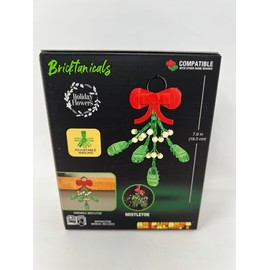 Brickcraft Botanicals "Mistletoe" Brick Building Set Holiday Flowers 90 PCS