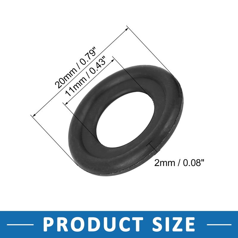 A ABSOPRO 50 pieces 12616850 oil drain screws seals for