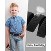 Kajeer Stretch Braided Boys Belt, Elastic Woven Kids Belt for