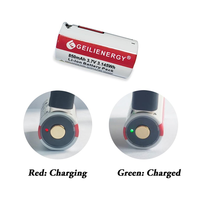 XUNTU 3.7V 850mAh Rechargeable Li-ion Battery Compatible for Streamlight SL-B9