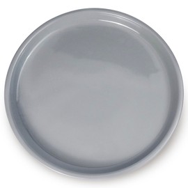 EPFamily Plant Tray for Pots - Ceramic Plant Saucer 12 inch Plant Drip Tray for Drainage Plant Plate to Catch Water Indoor Plants Large Plant Saucer for Outdoors Flower Pot Saucer Gray