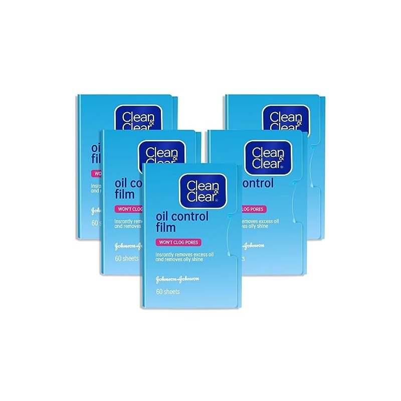 Láminas limpias y transparentes para absorber aceite, pack 0f 5
