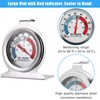 10 Pack Refrigerator Freezer Large Dial Thermometer Classic Series Fridge