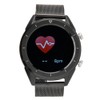 1.54-inch Full screen Waterproof Bluetooth Smart Sports Touch Smartwatch(Black Steel