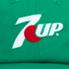Odd Sox, 7Up Logo, Green, Adjustable Strap Back Dad Hat,