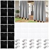 Whmayai 12 Pack Outdoor Curtain Weights,Patio Curtain Sandbag with Sealed