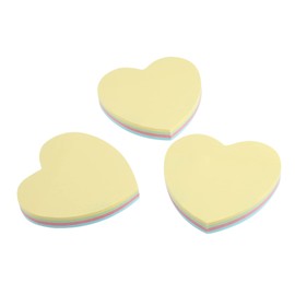 Operitacx 3st Klebriges Lesezeichen Herzförmiger Notizblock Notizen Aus Papier Anmerkungen Post-memo in Herzform Gepostete Notizen Zeitnotiz Valentinstag Herznoten Außerirdischer Modellieren