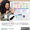 TMS Magnetic Monthly Calendar, Weekly Planner and Daily Organiser for