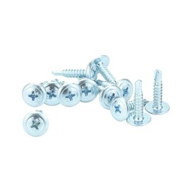 4.2 x 19mm Wafer Head Self Drilling Screws - BZP Steel (Pack of 50)
