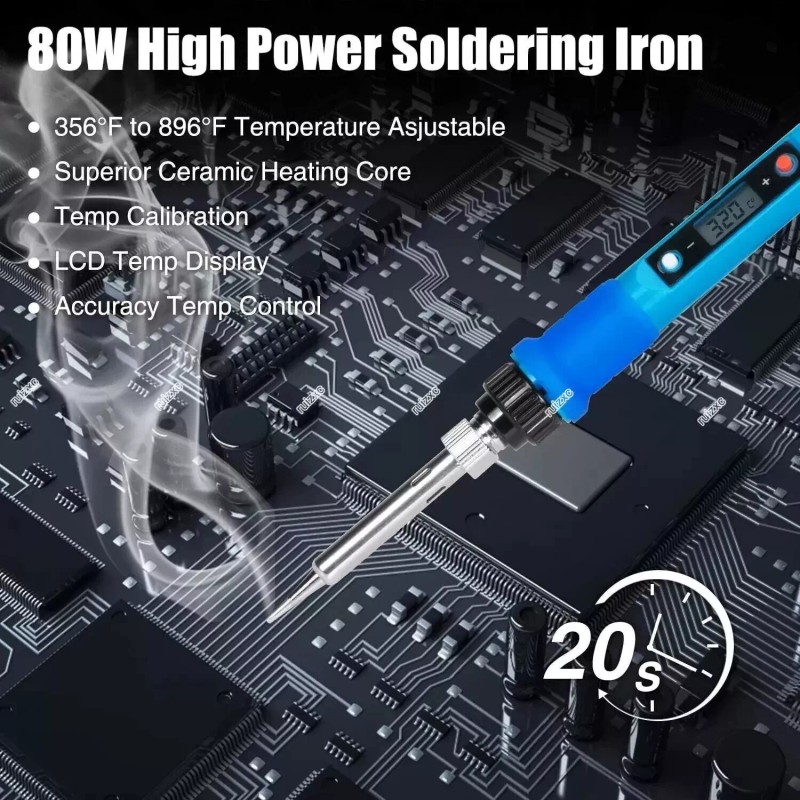 Miniduino 80W Electric Soldering Iron Welding Gun Tool Kit Wire