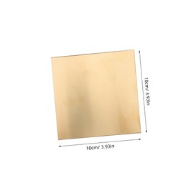 CHILDWEET Crafting Brass Wear-Resistant Plate Sheets for DIY Projects Decorative Uses
