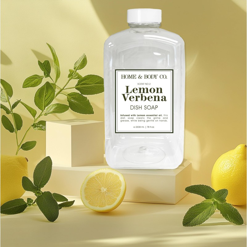 Home & Body Co. Lemon Verbena, Rosemary Mint Dish Soap