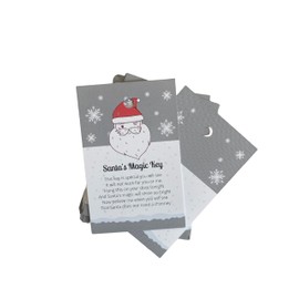 Santa's Magic Key Tags, Christmas Labels for Santa Keys, Product Packaging, Xmas Wholesale, Tradition No Chimney (Santa's Magic Key Tags (Pack of 25))