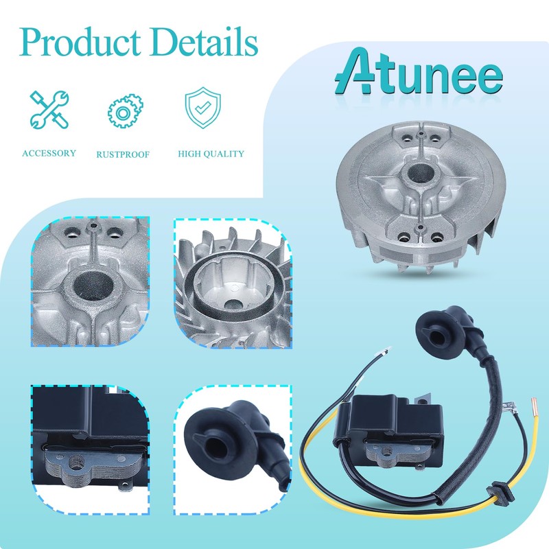 Atunee MS251 11434001307 Flywheel Ignition Coil Kit for Stihl MS231