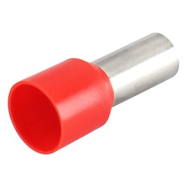 Baomain AWG 2 / 35mm² Wire Copper Crimp Connector Insulated Ferrule Pin Cord End Terminal E35-16 Red Pack of 200