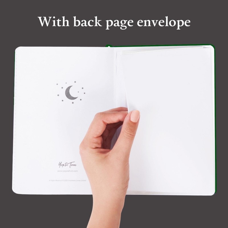 Yop & Tom Moon & Stars Dotted Notebook - With