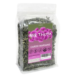 Milk Thistle Tea Loose Leaf, Cardo Mariano Milk Thistle Dried Herb 7oz