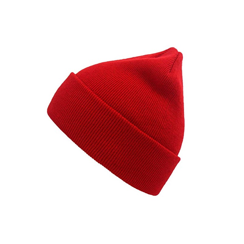 MaxNova Men's Red Beanie