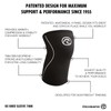 Rehband Rx Knee Support 7 mm for Weightlifting, Powerlifting, Colour: