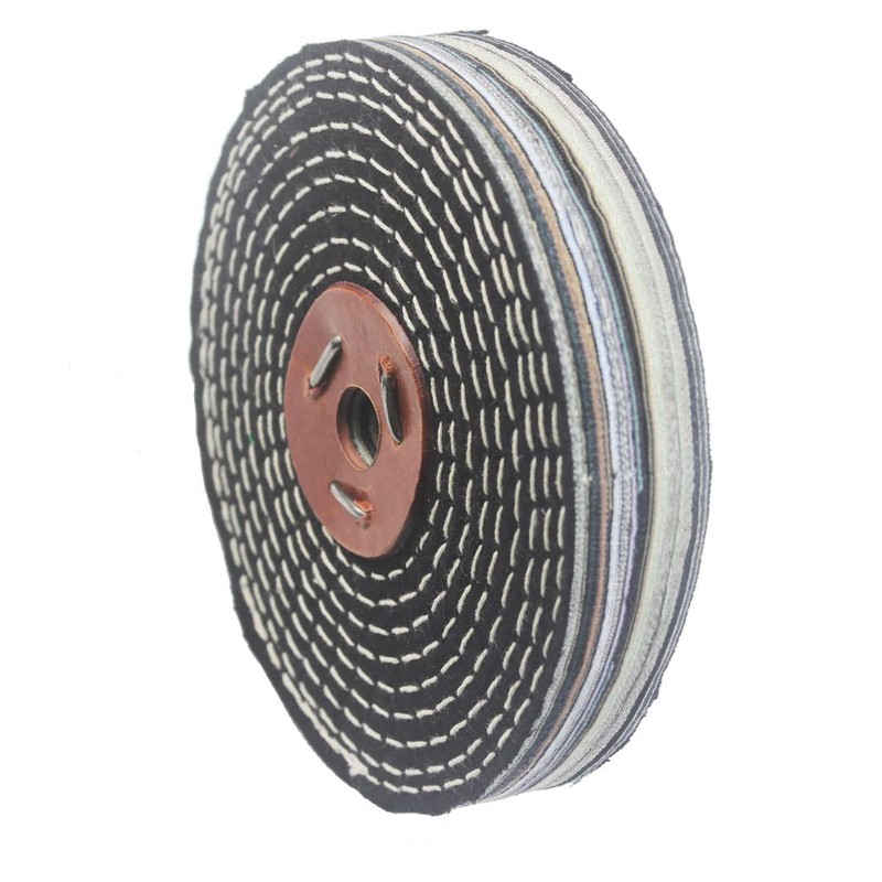 𝐉𝐔𝐍𝐋𝐈𝐗𝐍 6" x 1" Denim Buffing Wheel - 5/8 Inch