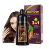 Champú Tinte Café 3 En 1, Champú Herbal Fórmula de