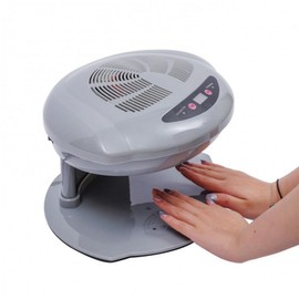 Nail dryer automatic hot and cold air dryer LED gel lamp, 1 piece, European standard 220V gray / 네일 드라이어 자동 냉온풍 건조기 LED젤램프, 1개, 유럽 규격 220V 그레이