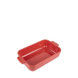 PEUGEOT - Rectangular ceramic baking dish - 22 cm x 11.3 cm x 5.1 cm - Capacity: 0.85 L - 10 year guarantee - Red