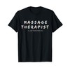 Adorable Massage Therapist Shirt Christmas Gift for Therapy T-Shirt