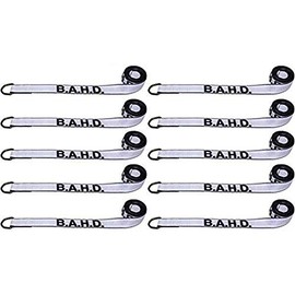 Qty. 10, B/A Products 39-1-8 -x10, 2" Wide x 8' Long, Super Tough Heavy Duty Lasso Straps for Century, JerrDan, Wrecker Rollback Car Carrier, Flatbed, Tow Truck