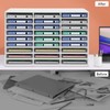 Desktop Literature Organizer,Modern File Sorter Mail Center Magazine Holder Paper