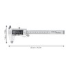 0-150mm High Accuracy Metal LCD Digital Vernier Caliper Micrometer Gauge