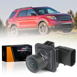 Compatible with Ford Explorer 2011-2015 – Rear View Backup Camera with Dynamic Bending Guidelines – OE Replacement EB5Z-19G490-A, BB5Z-19G490-A, EB5T-19G490-AA by Duolin Parts
