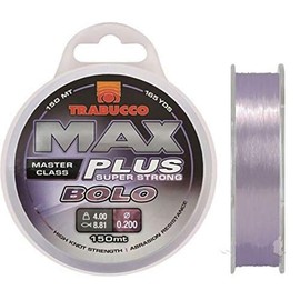 Trabucco Filo da Pesca Max Plus Bolo 0.20 mm 150 m Nylon Mare Spinning Surfcasting Carpfishing Trota Lago