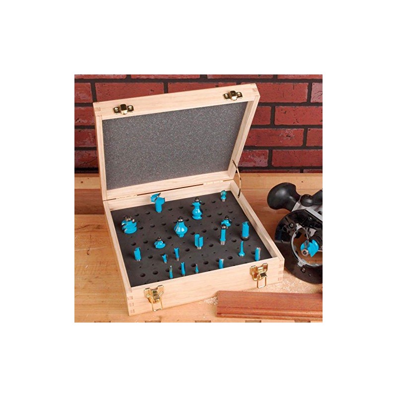 Rockler Large Router Bit Case - Tool Case for 1/4"