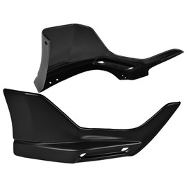 YLT AUTO Rear Bumper Spoiler Corner Splitter Gloss Black Lip Guard Cover Trim Rear Side Edge Wrap Corner Cover Fit 2018-2020 for Toyota Corolla