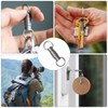 Neikafan Key Rings Titanium Key Ring Removable Key Rings with