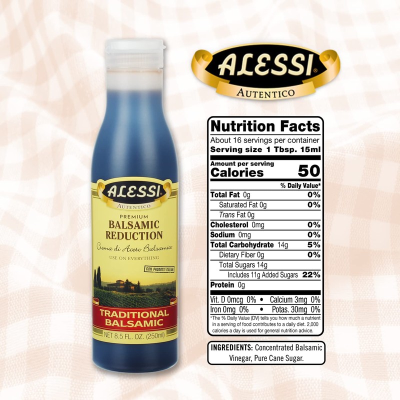Alessi Balsamic Reduction, 8.5 Ounce (Pack of 1)