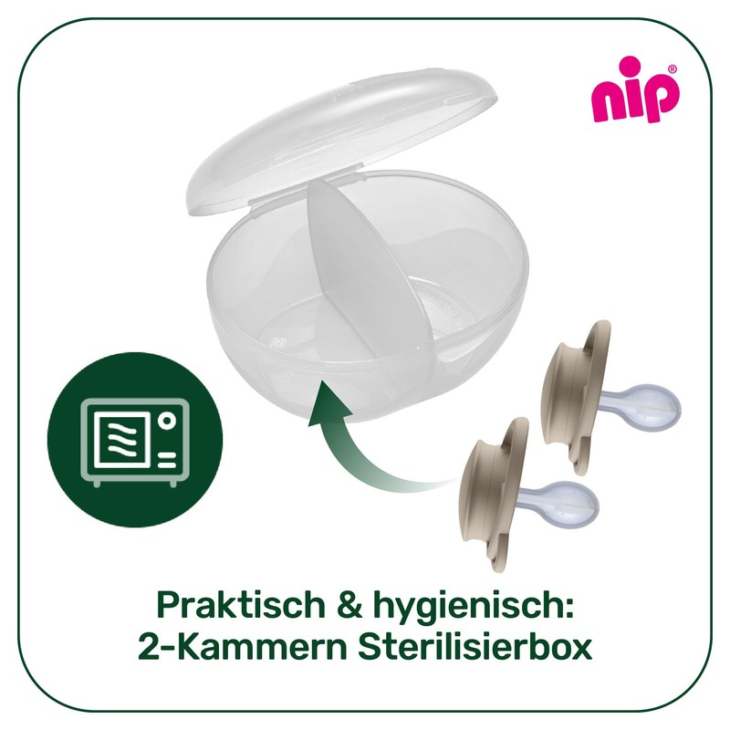 NIP Butterfly: Skin & Tooth-Friendly Dummy, Flat Teat, Soft &