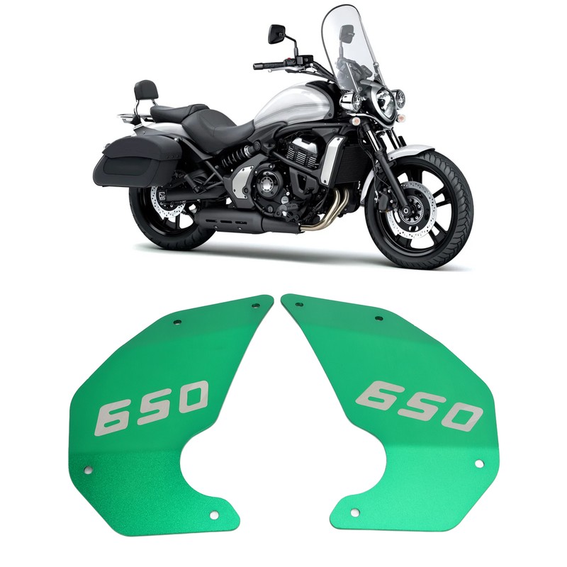 2Pcs Motorcycle Side Cover Frame Panel Plate Replacement for Kawasaki