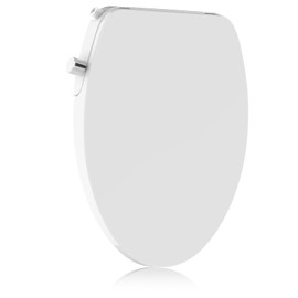 GarveeTech Elongated Bidet Toilet Seat,Non-Electric Bidet with Self Cleaning Dual Nozzles,White Bidet Attachment for Toilet,Toilet Seat Elongated with Quiet-Close Bidet Sprayer, Toilet Water Spray