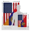 Breeze Decor Armenia US Friendship Garden House Flag Set Regional