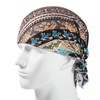 Qianmome Durag - Gorro de algodón para motociclista, diseño de
