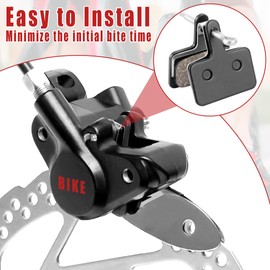 6Pairs Bike Brake Pads for Mountain MTB Bike, Resin Bicycle Disc Brakes for Shimano C501 M575 M525 M495 M486 M485 M475 M465